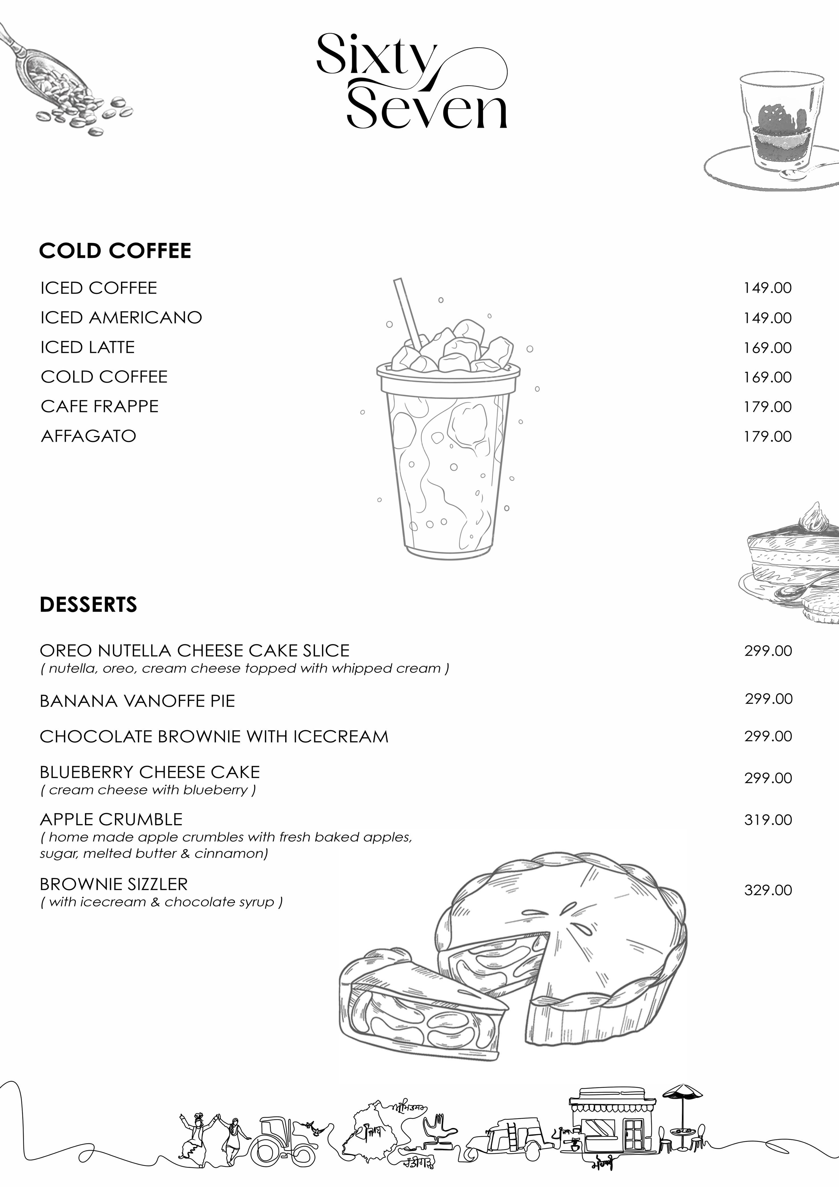 Cafe 67 - Current Menu