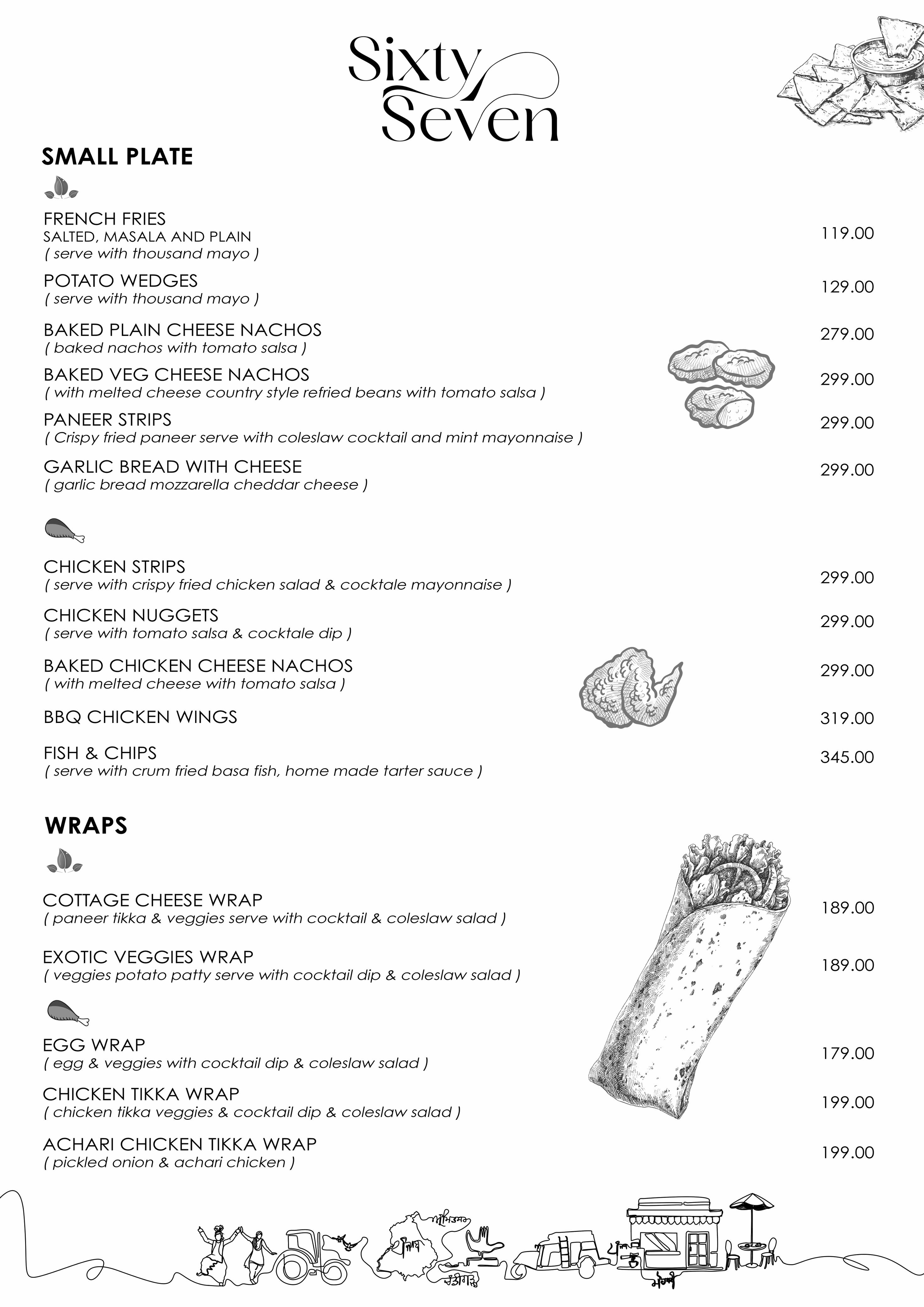 Cafe 67 - Current Menu