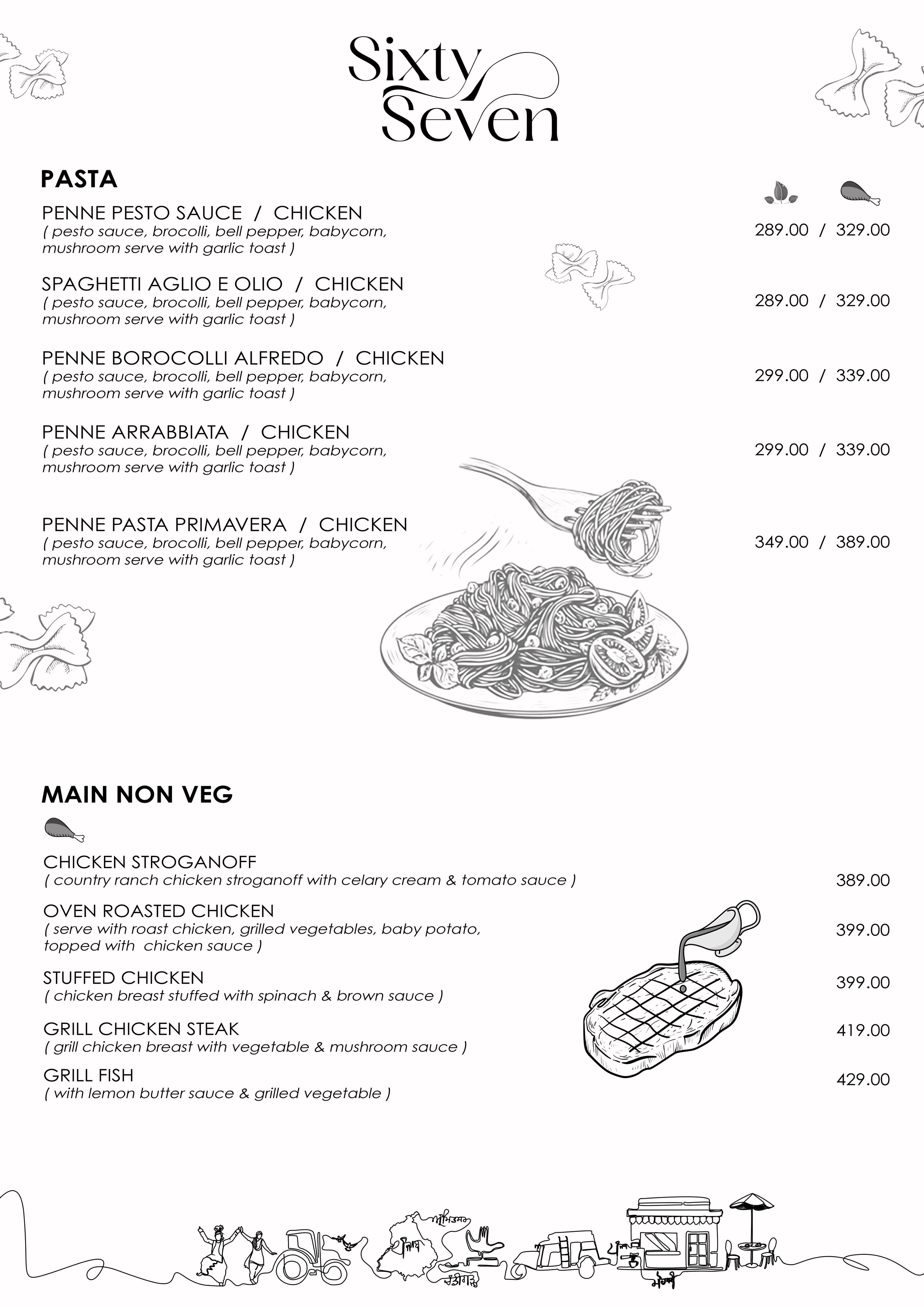 Cafe 67 - Current Menu